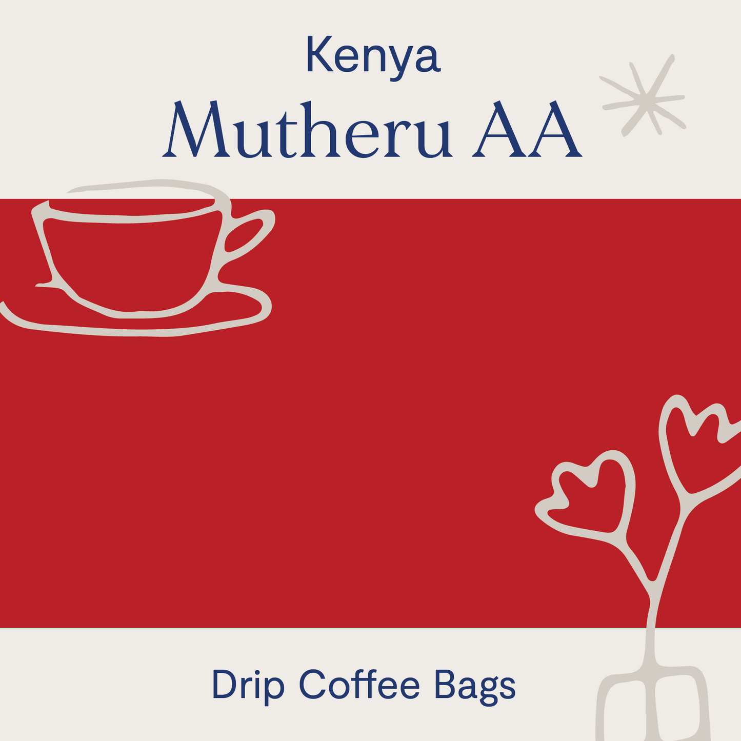Mutheru AA, Kenya - Drip Coffee Bags
